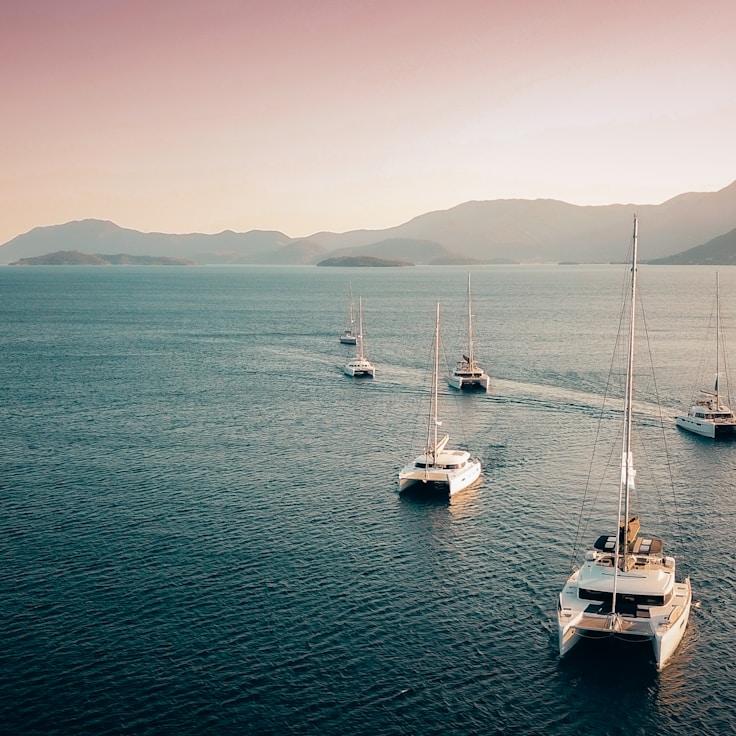 Corporate retreat on yacht